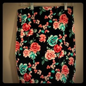 Brat Star Flower Pattern Skirt